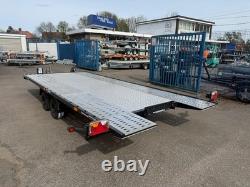 2700kg Tiltbed Car Trailer Twin Axle 15ft x 7.1ft 4.5m x 2.2m BLACK EDITION