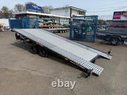 2700kg Tiltbed Car Trailer Twin Axle 15ft x 7.1ft 4.5m x 2.2m BLACK EDITION