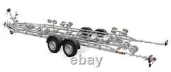 28ft Boat Trailer 3500KG TWIN AXLE LORRIES TRAILER PP35-8825 Wychavon Trailers