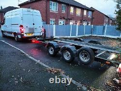 3.5 Ton Twin Axle Trailer Car Transporter Serviced 2600Payload