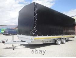 3.5 tonne trailer, twin axle, curtain/drop side trailer, just three months old