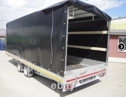 3.5 tonne trailer, twin axle, curtain/drop side trailer, just three months old