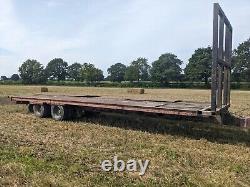 32ft Bale Trailer Twin Axle Hay/Silage/StrawithPallet/Flat £2250 + VAT