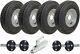 4.80/4.00-8 Twin Axle Trailer Kit High Speed Road Legal Wheels, Axles & Hitch