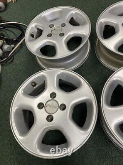 4 x TRAILER CARAVAN ALLOY WHEELS 13 / 100mm Pcd Twin Axle Caravan Explorer