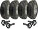 5.00-10 High Speed Twin Axle Trailer Kit Road Legal Four Wheels & Axles 750kgs