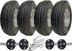 5.00-10 High Speed Twin Axle Trailer Kit Road Legal Wheels, Axles & Hitch 750kgs