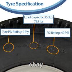 5.00-10 High Speed Twin Axle Trailer Kit Road Legal Wheels, Axles & Hitch 750kgs