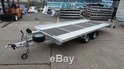 5m x 2,1m car transporter trailer 2700kg MGW al-ko suspension Braked twin axle