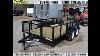 6x12 Red Hot Trailers Utility Trailer Tandem Axle