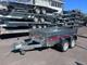 7.6ft X 4.1ft Twin Axle Trailer Galvanised 750kg Unbraked 231cm X 126cm