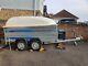 750kg Unbraked 8ft7in X 4ft1in Twin Axle Camping Trailer With Abs Hardtop Cover