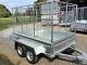 7x4 Twin Axle Caged, Box Unbraked Trailer