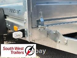 8'8 x 4'1 TWIN AXLE TRAILER with High Frame & Cover 263x125x135cm