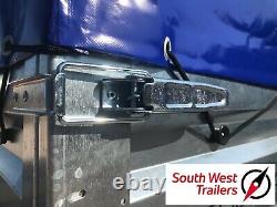 8'8 x 4'1 TWIN AXLE TRAILER with High Frame & Cover 263x125x135cm