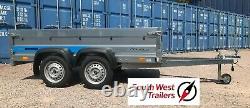 8'8 x 4'1 Twin Axle Trailer 750kg Deep 45cm Body (263cmx125cmx45cm)