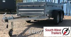 8'8 x 4'1 Twin Axle Trailer 750kg Deep 45cm Body (263cmx125cmx45cm)