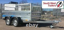 8'8x4'1 Twin Axle Trailer 750kg Deep Body with Mesh Sides (263cmx125cmx85cm)