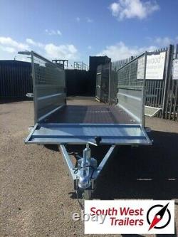 8'8x4'1 Twin Axle Trailer 750kg Deep Body with Mesh Sides (263cmx125cmx85cm)