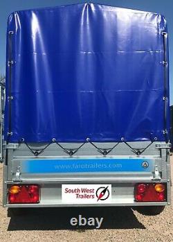 8 x 4 TWIN AXLE TRAILER with High Frame & Heavy Duty Cover 265x125x85cm