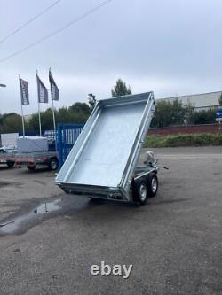 8 x 5 ft Tipper TIPPING HYDRAULIC Trailer Twin Axle BRAND NEW 2700KG £3291+vat