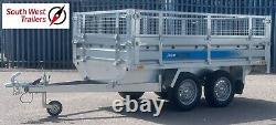 8'x5' Twin Axle Trailer 750kg with Removable sides including Mesh Sides