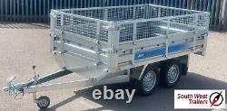 8'x5' Twin Axle Trailer 750kg with Removable sides including Mesh Sides