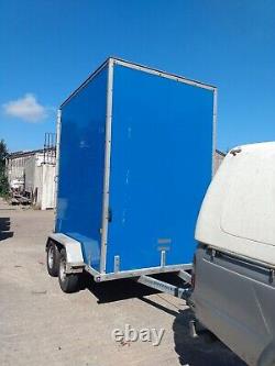 8ft 6inch Internal Tall RM twin axle box van trailer 2700kg Go Kart Removals