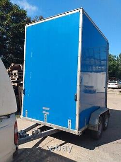 8ft 6inch Internal Tall RM twin axle box van trailer 2700kg Go Kart Removals