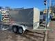 8ft X 4.4ft Trailer Box High Sides Twin Axle 250cm X 135cm 750kg Unbraked
