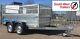 8ft X 4ft Twin Axle Trailer 750kg Deep Body With Mesh Sides (263cmx125cmx85cm)
