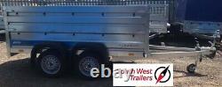 8x4 Twin Axle Trailer 750kg Extra Deep Body 263cmx125cmx80cm INC VAT