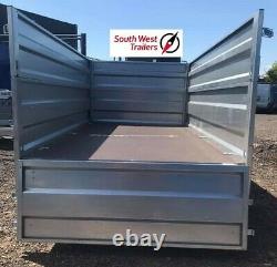 8x4 Twin Axle Trailer 750kg Extra Deep Body 263cmx125cmx80cm INC VAT