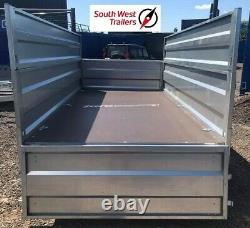 8x4 Twin Axle Trailer 750kg Extra Deep Body 263cmx125cmx80cm INC VAT