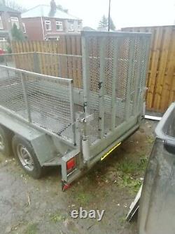 8x4 twin axle trailer