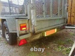 8x4 twin axle trailer