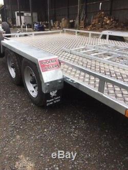 8x5 TWIN AXLE UNBRAKED, CAGED, BOX TRAILER