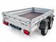 9 X 5ft Trailer Twin Axle Flat Bed With Sides 750kg 265cm X 147cm Unbraked