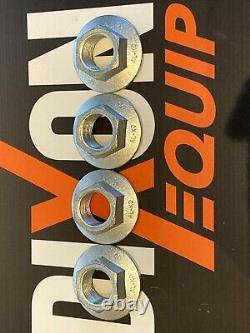 AL-KO Fit Auto Adjust 200x50 Caravan Trailer Brake Shoe Twin Axle Set & Hub Nuts