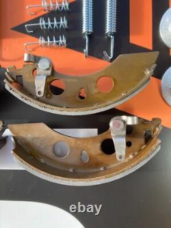 ALKO Fit Self Adjust 200x50 Caravan Trailer Brake Shoes Twin Axle Set