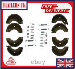 ALKO Type 230x60mm Trailer Brake Shoes Twin Axle set
