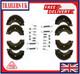 Alko Type 230x60mm Trailer Brake Shoes Twin Axle Set