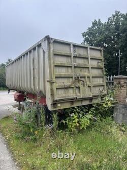 Agricultural Dump Trailer Twin Axle 2 Axle Bulk Body Trailer