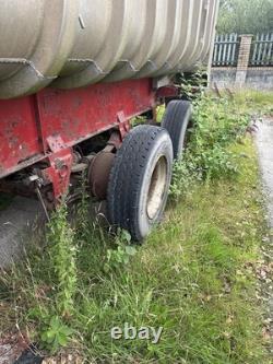 Agricultural Dump Trailer Twin Axle 2 Axle Bulk Body Trailer
