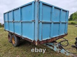 Agricultural farm tipping trailer Twin Axle