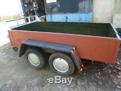 Al-Co Framed Twin Axle Car Box Trailer 8ft 4in Good Condition