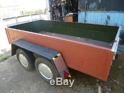 Al-Co Framed Twin Axle Car Box Trailer 8ft 4in Good Condition