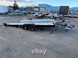 Aluminium Tiltbed Car Transporter Trailer 2700kg twin axle Electric Winch Tilt