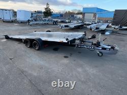 Aluminium Tiltbed Car Transporter Trailer 2700kg twin axle Electric Winch Tilt