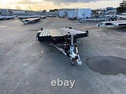 Aluminium Tiltbed Car Transporter Trailer 2700kg twin axle Electric Winch Tilt